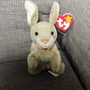 "NIBBLY" THE BUNNY RABBIT TY BEANIE BABIES BIRTHDAY: MAY 7, 1998
